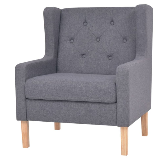 NNEVL Armchair Grey Fabric