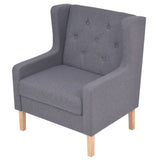 NNEVL Armchair Grey Fabric