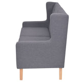 NNEVL 2-Seater Sofa Fabric Grey