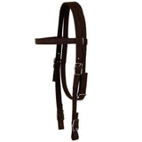 NNEVL Western Saddle, Headstall&Breast Collar Real Leather 15" Brown