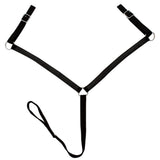 NNEVL Western Saddle, Headstall&Breast Collar Real Leather 12" Black