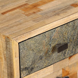 NNEVL Writing Desk 110x50x76 cm Solid Reclaimed Teak