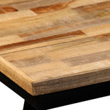 NNEVL Bench Reclaimed Teak and Steel 110x35x45 cm