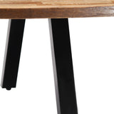 NNEVL Coffee Table Solid Reclaimed Teak Oval 120x60x30 cm