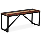 NNEVL Bench Solid Reclaimed Wood 110x35x45 cm