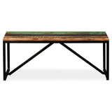 NNEVL Bench Solid Reclaimed Wood 110x35x45 cm
