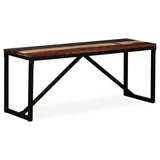 NNEVL Bench Solid Reclaimed Wood 110x35x45 cm