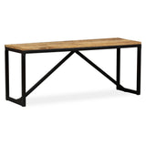 NNEVL Bench Solid Mango Wood 110x35x45 cm