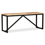 NNEVL Bench Solid Mango Wood 110x35x45 cm