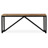 NNEVL Bench Solid Mango Wood 110x35x45 cm