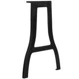 NNEVL Dining Table Legs 2 pcs A-Frame Cast Iron