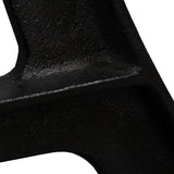 NNEVL Dining Table Legs 2 pcs A-Frame Cast Iron