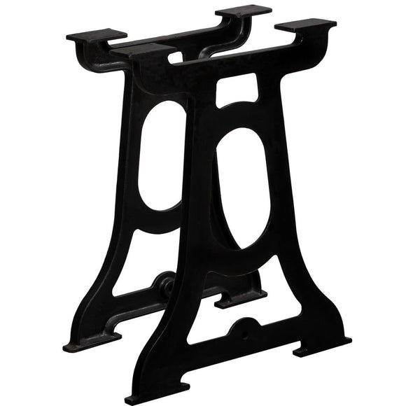 NNEVL Dining Table Legs 2 pcs Y-Frame Cast Iron