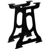 NNEVL Dining Table Legs 2 pcs Y-Frame Cast Iron