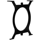 NNEVL Dining Table Legs 2 pcs O-Frame Cast Iron