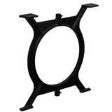 NNEVL Dining Table Legs 2 pcs O-Frame Cast Iron