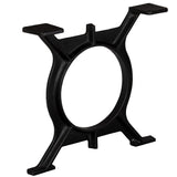 NNEVL Coffee Table Legs 2 pcs O-Frame Cast Iron