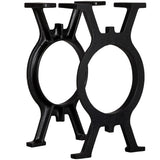 NNEVL Bench Legs 2 pcs O-Frame Cast Iron