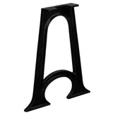 NNEVL Dining Table Legs 2 pcs with Arched Base A-Frame Cast Iron