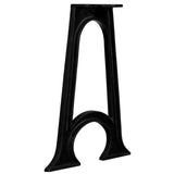 NNEVL Dining Table Legs 2 pcs with Arched Base A-Frame Cast Iron