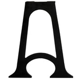 NNEVL Dining Table Legs 2 pcs with Arched Base A-Frame Cast Iron