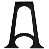 NNEVL Dining Table Legs 2 pcs with Arched Base A-Frame Cast Iron
