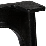 NNEVL Dining Table Legs 2 pcs with Arched Base A-Frame Cast Iron