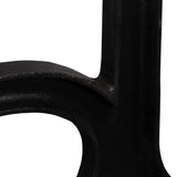 NNEVL Dining Table Legs 2 pcs with Arched Base A-Frame Cast Iron