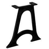 NNEVL Coffee Table Legs 2 pcs with Arched Base A-Frame Cast Iron