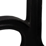NNEVL Coffee Table Legs 2 pcs with Arched Base A-Frame Cast Iron