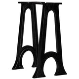 NNEVL Bench Legs 2 pcs with Arched Base A-Frame Cast Iron