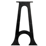 NNEVL Bench Legs 2 pcs with Arched Base A-Frame Cast Iron