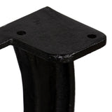 NNEVL Dining Table Legs 2 pcs X-Frame Cast Iron