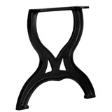 NNEVL Coffee Table Legs 2 pcs X-Frame Cast Iron