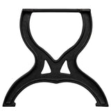 NNEVL Coffee Table Legs 2 pcs X-Frame Cast Iron