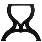 NNEVL Coffee Table Legs 2 pcs X-Frame Cast Iron