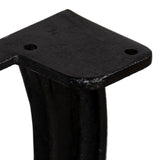 NNEVL Coffee Table Legs 2 pcs X-Frame Cast Iron
