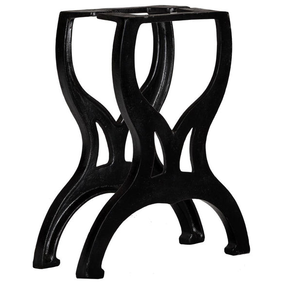 NNEVL Bench Legs 2 pcs X-Frame Cast Iron