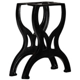 NNEVL Bench Legs 2 pcs X-Frame Cast Iron