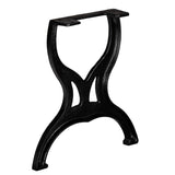 NNEVL Bench Legs 2 pcs X-Frame Cast Iron