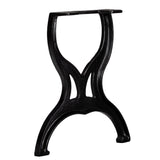 NNEVL Bench Legs 2 pcs X-Frame Cast Iron