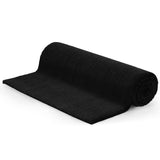 NNEVL Doormat Coir 17 mm 80x100 cm Black
