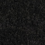 NNEVL Doormat Coir 17 mm 80x100 cm Black
