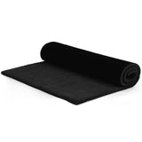 NNEVL Doormat Coir 17 mm 80x100 cm Black