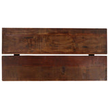 NNEVL Bar Table Solid Reclaimed Wood Dark Brown 150x70x107 cm