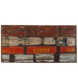 NNEVL Bar Table Solid Reclaimed Wood Multicolour 120x60x107 cm