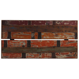 NNEVL Bar Table Solid Reclaimed Wood Multicolour 150x70x107 cm