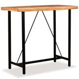 NNEVL Bar Table 120x60x107 cm Solid Acacia Wood