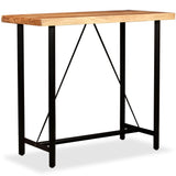 NNEVL Bar Table 120x60x107 cm Solid Acacia Wood