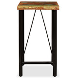 NNEVL Bar Table 60x60x107 cm Solid Reclaimed Wood
